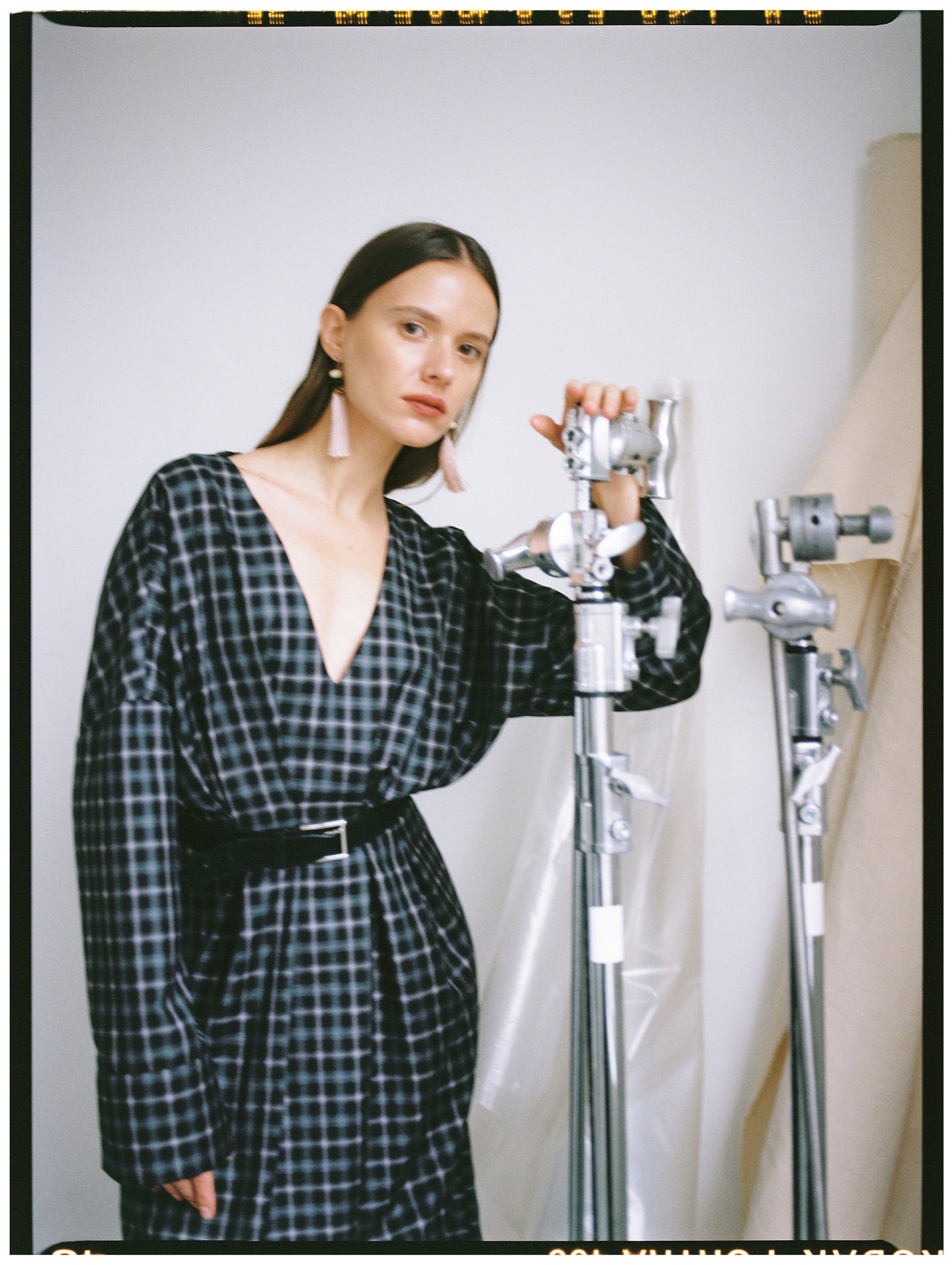 A BRONZE AGE GRAMERCY DRESS - CHELSEA PLAID