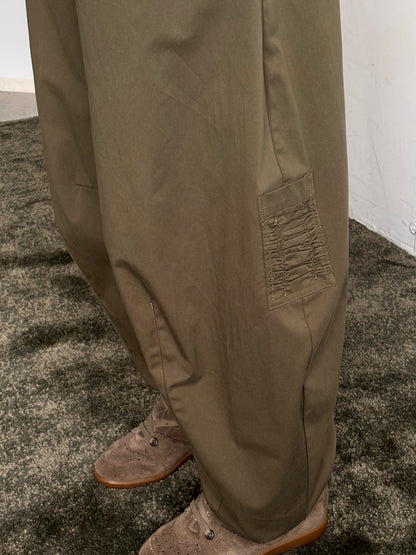 A BRONZE AGE GREENWICH PANT - ARMY TWILL