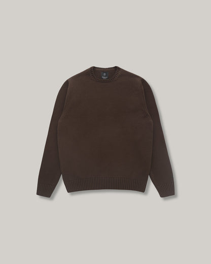KNICKERBOCKER IVY COTTON SWEATER - BROWN