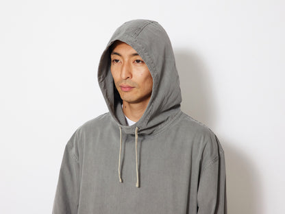SNOW PEAK NATURAL DYED RECYCLED COTTON PARKA - GREY