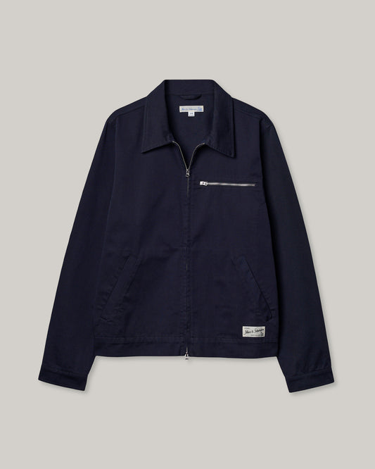 MERZ B. SCHWANEN JKT07 UNISEX ZIP JACKET - DARK NAVY