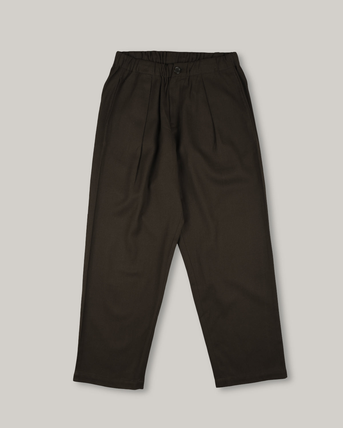 KARDO TAKA HERRINGBONE TROUSER - DARK GREEN