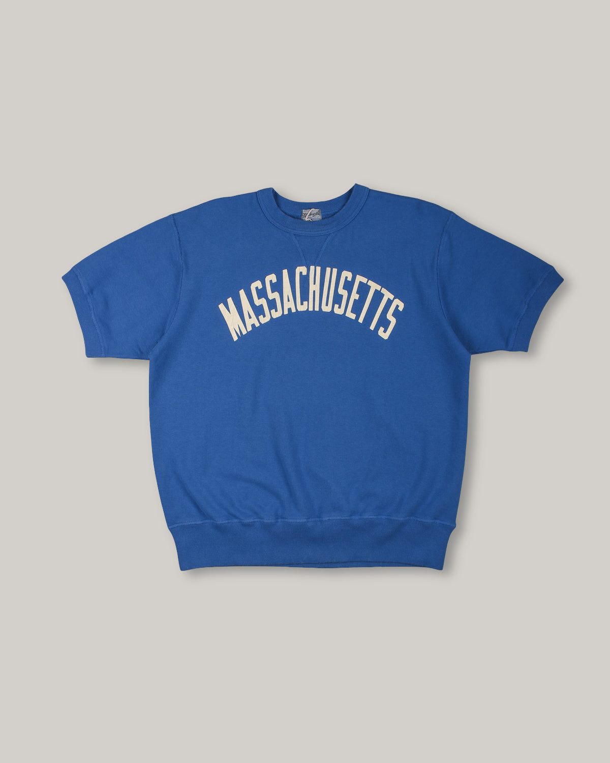 WHITESVILLE MASSACHUSETTS S/S SWEAT W/ PRINT - ROYAL BLUE