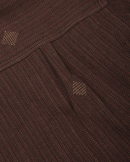 KARDO CHINTAN LS SHIRT - MAHOGANY