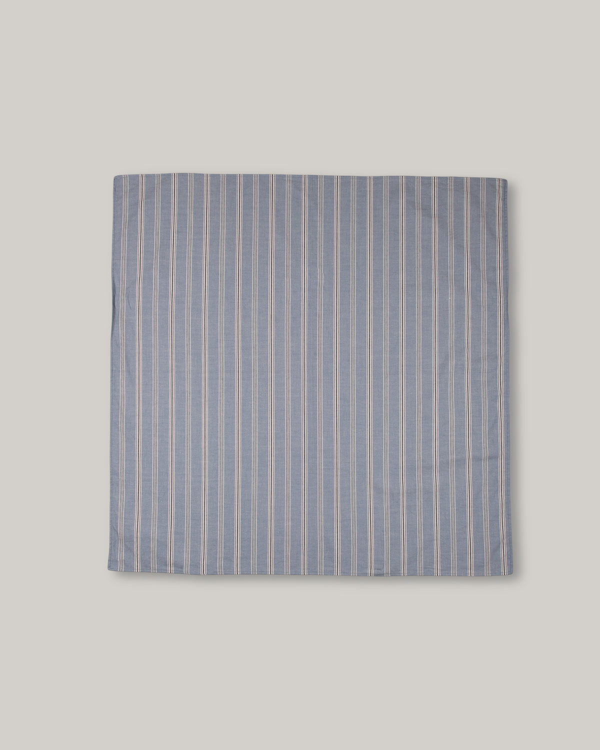 TS(S) STRIPE COTTON BANDANA SCARF - BLUE