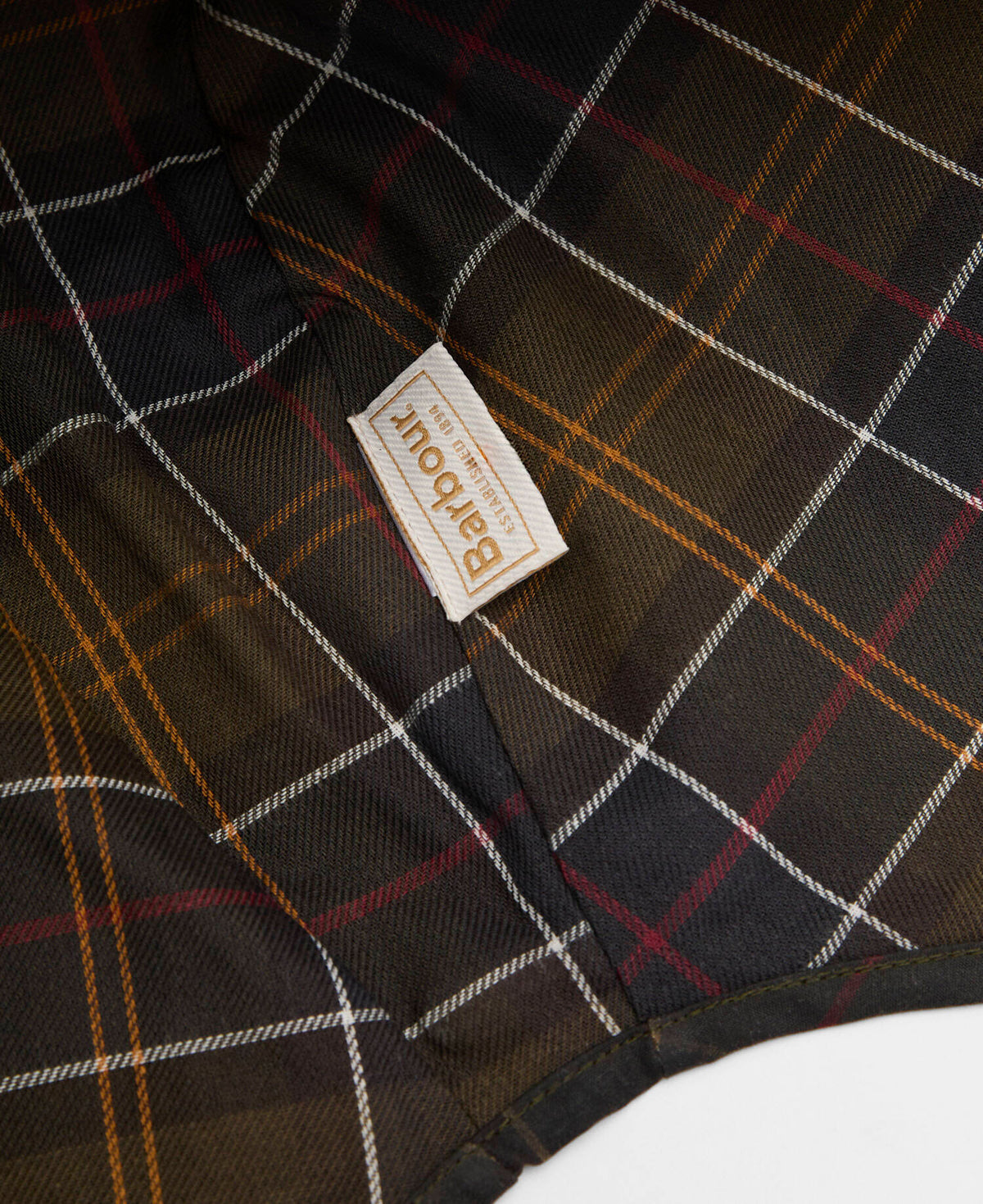 BARBOUR ARLENE WAXED HEADSCARF - CLASSIC TARTAN