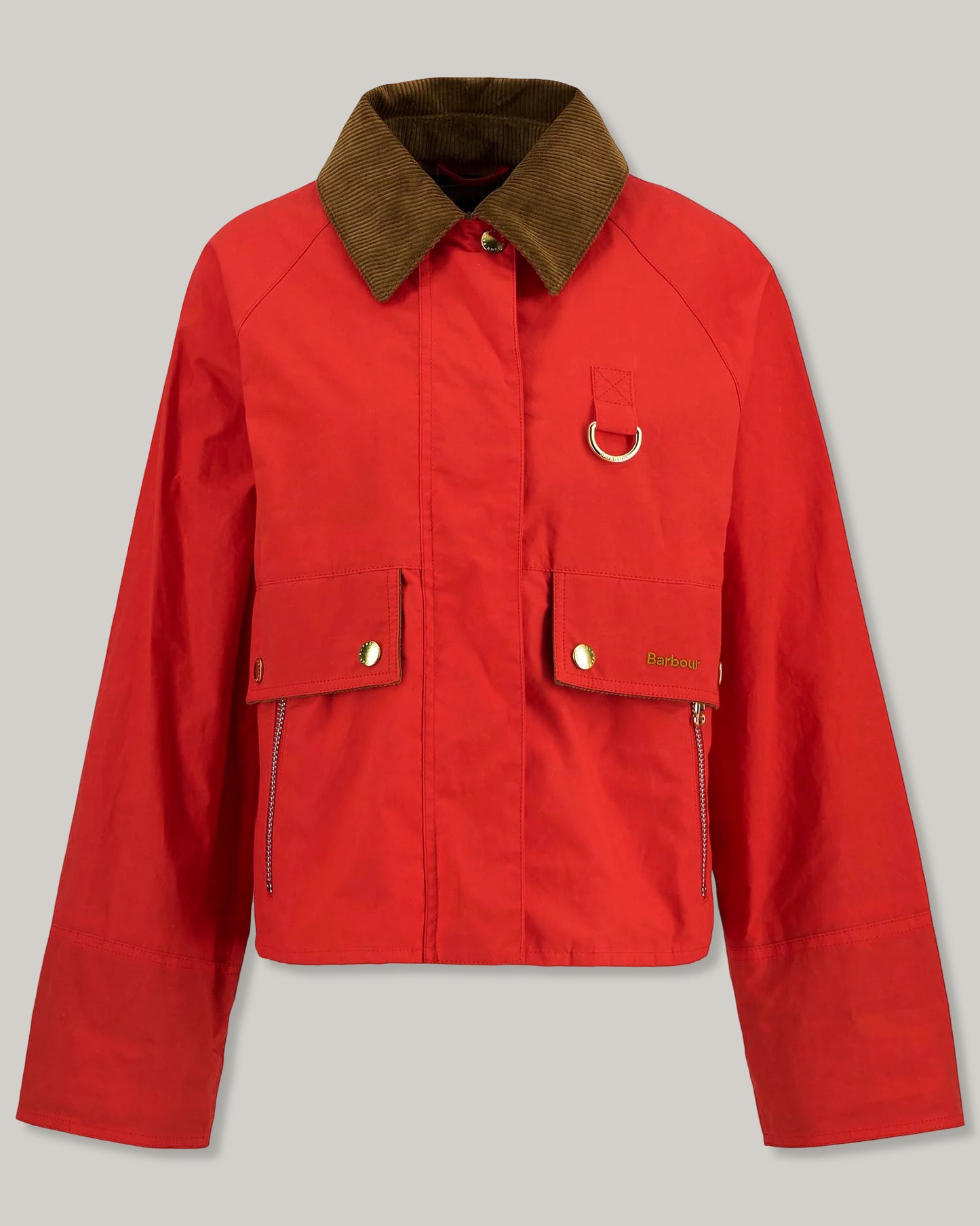 BARBOUR MACKWORTH CASUAL JACKET - VERMILLION