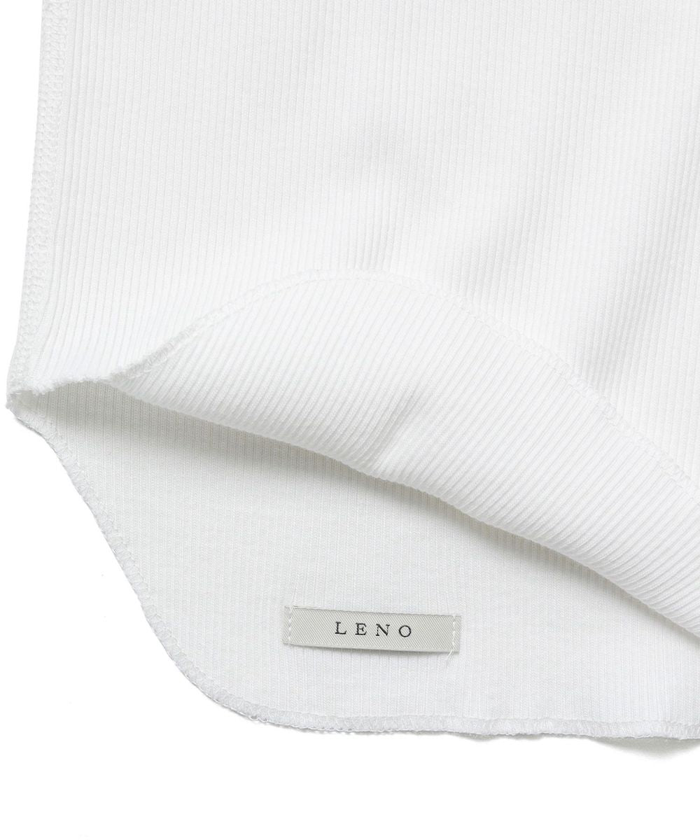 LENO BACK TO FRONT TANK TOP - WHITE