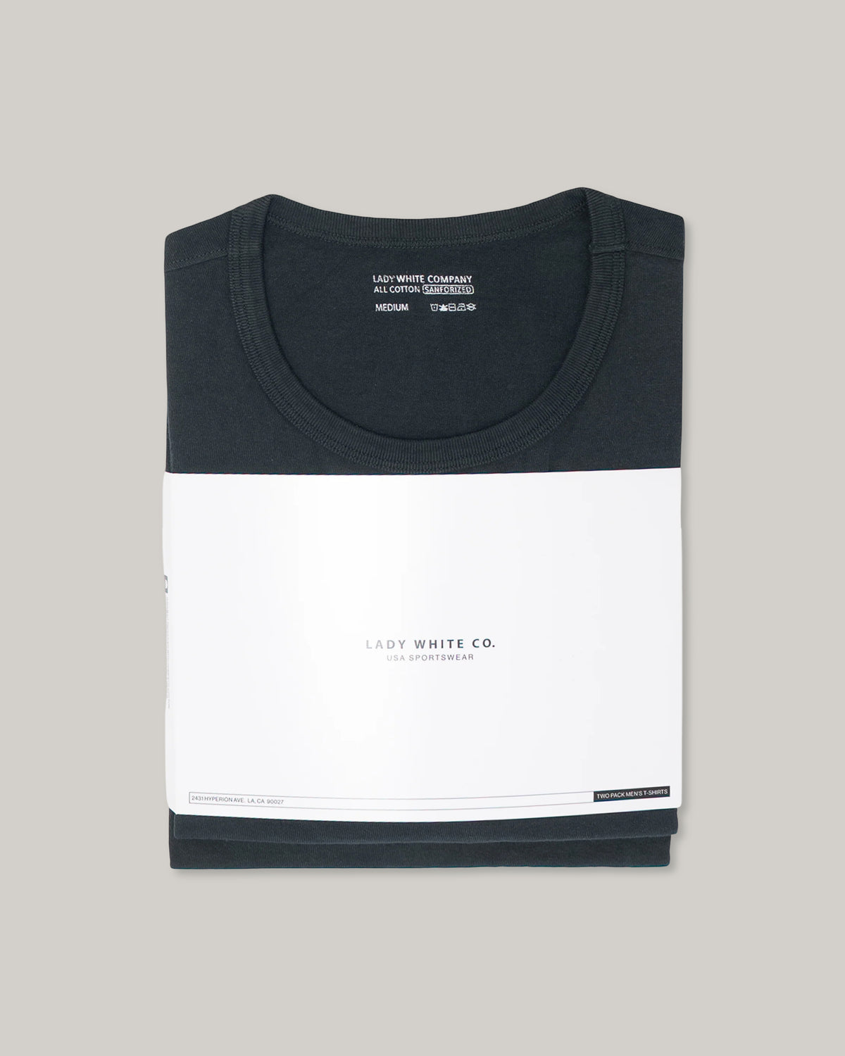 LADY WHITE CO. TEE 2 PACK - ABYSS
