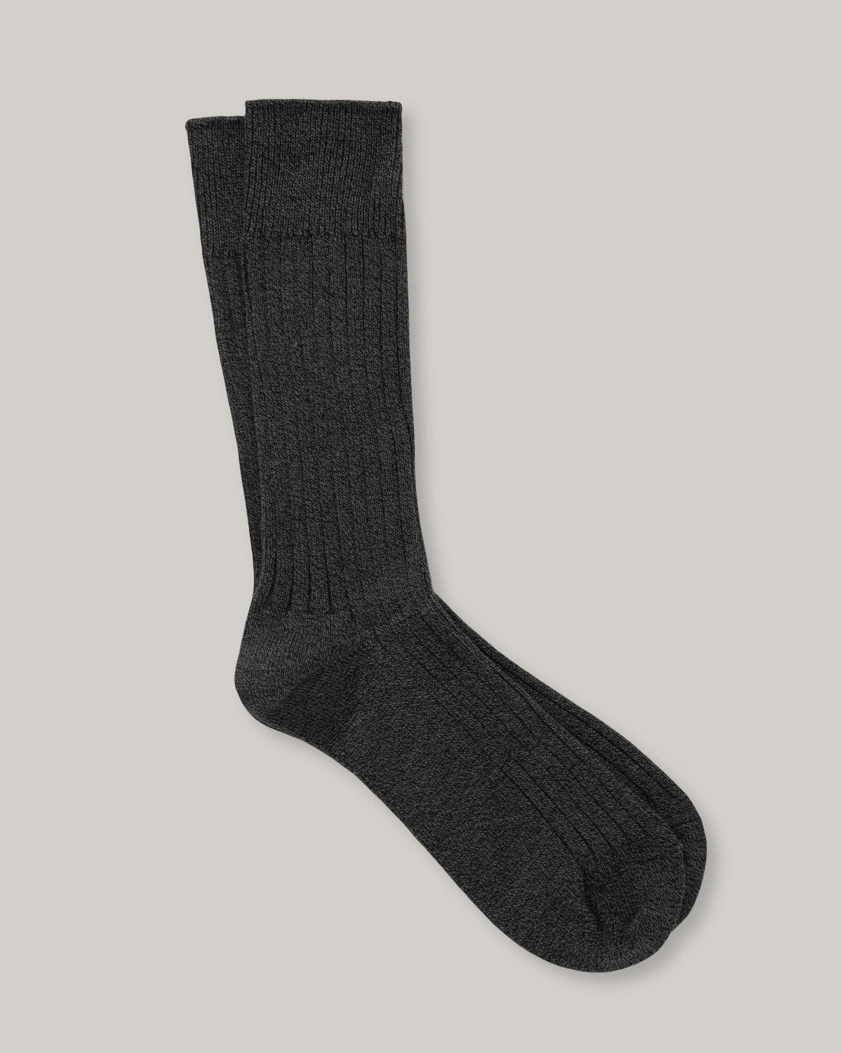 LADY WHITE CO.  LW-C SOCK - BLACK MELANGE