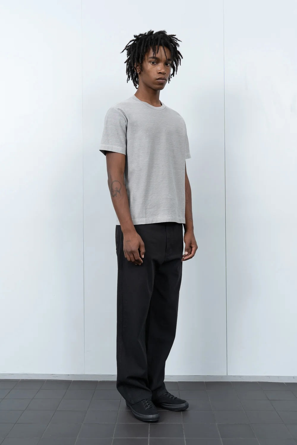 LADY WHITE CO.  NEP T-SHIRT - PIGMENT CHALK