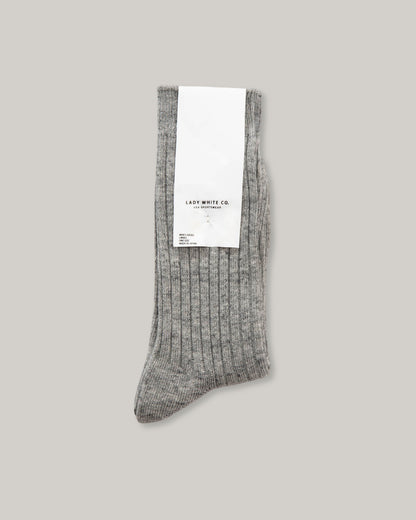 LADY WHITE CO.  LW-C SOCK - GREY