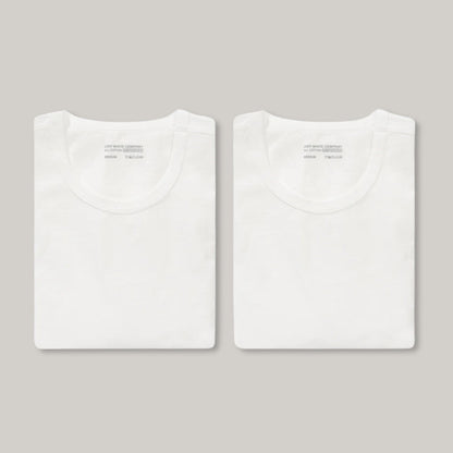 LADY WHITE CO. TEE 2 PACK - WHITE