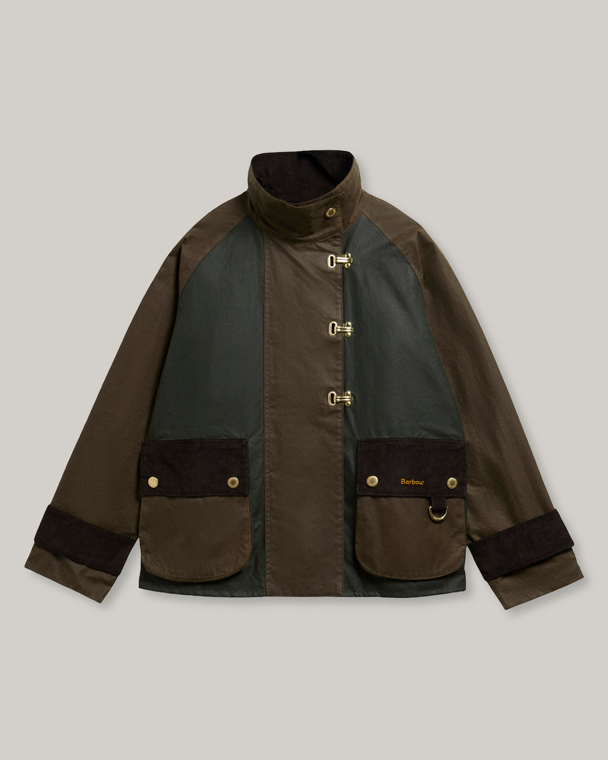 BARBOUR HAZLEWOOD WAXED JACKET - BEECH/ FERN/ MXED TARTAN