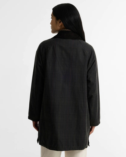 BARBOUR TARTAN REIMAGINED ICONS TARTAN  MODEN BEAUFORT WAX JACKET - CLASSIC TARTAN/ OLIVE