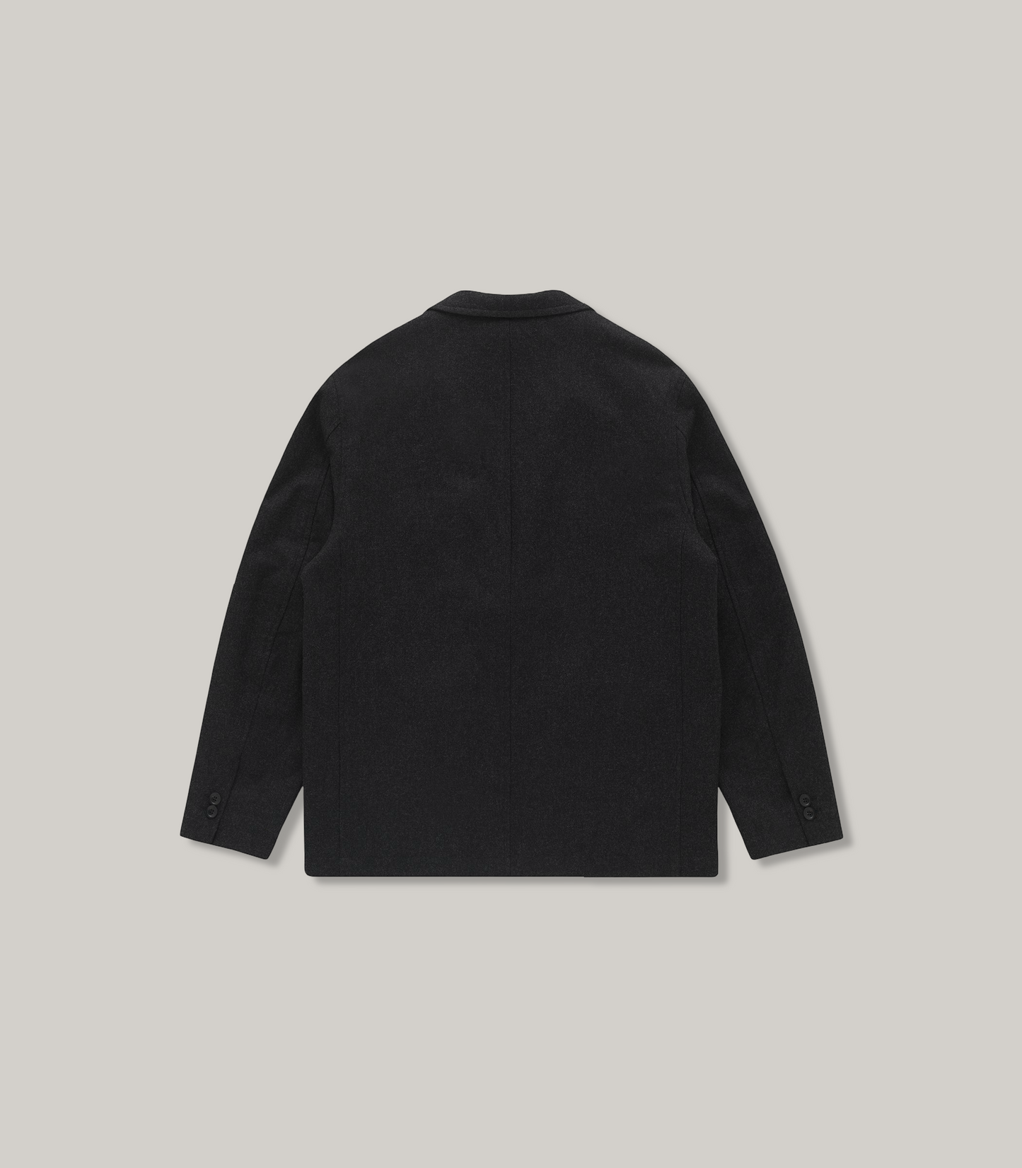 KNICKERBOCKER LANE VIRGIN WOOL SUIT JACKET - CHARCOAL