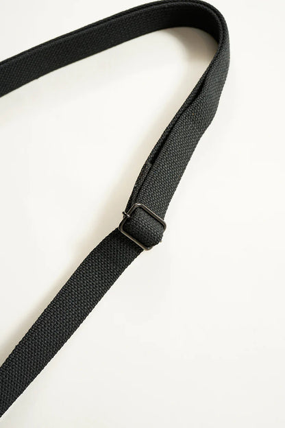 NIGEL CABOURN MAGAZINE BAG TEACORE LEATHER - BLACK