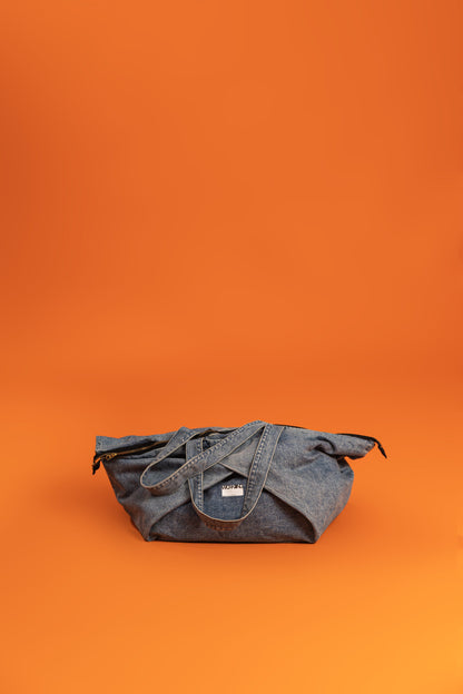 WORKING TAKEOUT BAG - INDIGO STONE WASHED