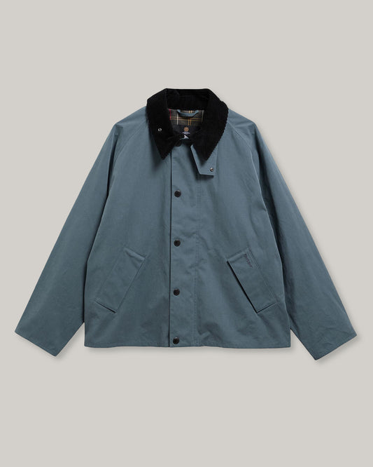 BARBOUR TRANSPORTER OVERSIZED CASUAL JACKET - DARK SLATE