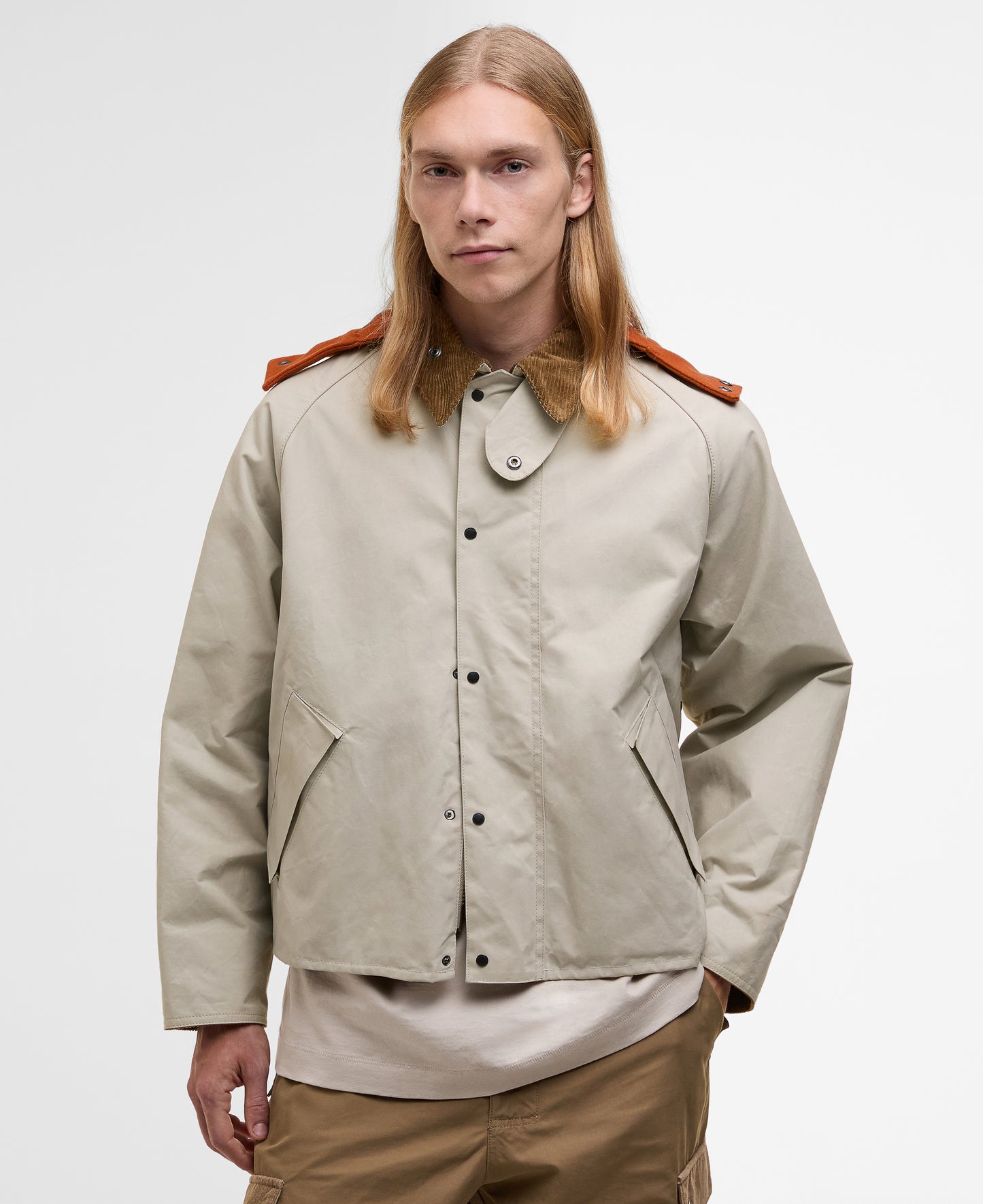 BARBOUR x KAPTAIN SUNSHINE SHORT CRUISER JACKET - CLAY
