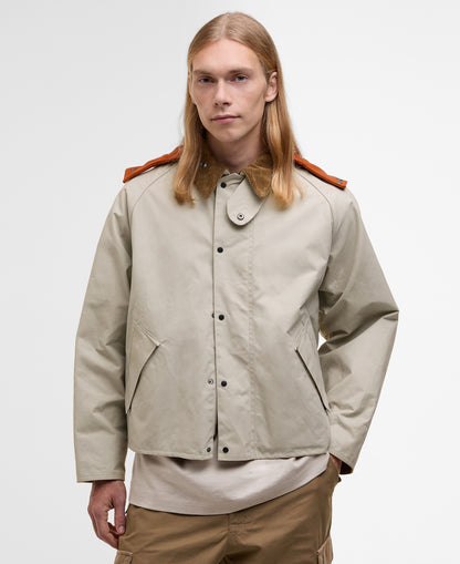 BARBOUR x KAPTAIN SUNSHINE SHORT CRUISER JACKET - CLAY