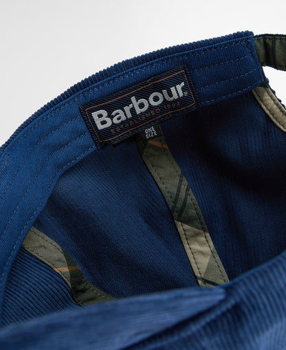 BARBOUR BAYFIELD CORD CAP - BLUE