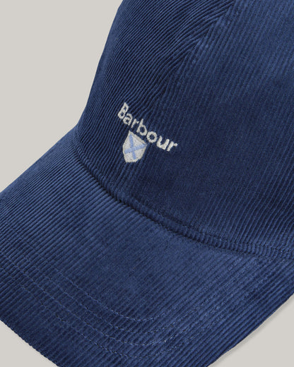 BARBOUR BAYFIELD CORD CAP - BLUE
