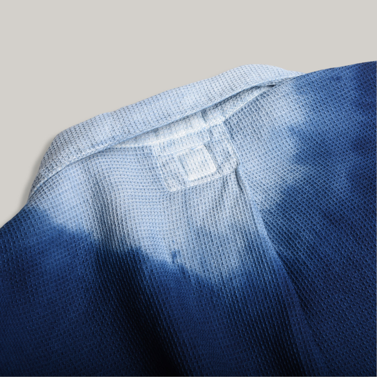 TENDER ARGYLE HAND POCKET SHIRT - BEEKEEPER'S CLOTH - ACHILLES' HEEL INDIGO DYED