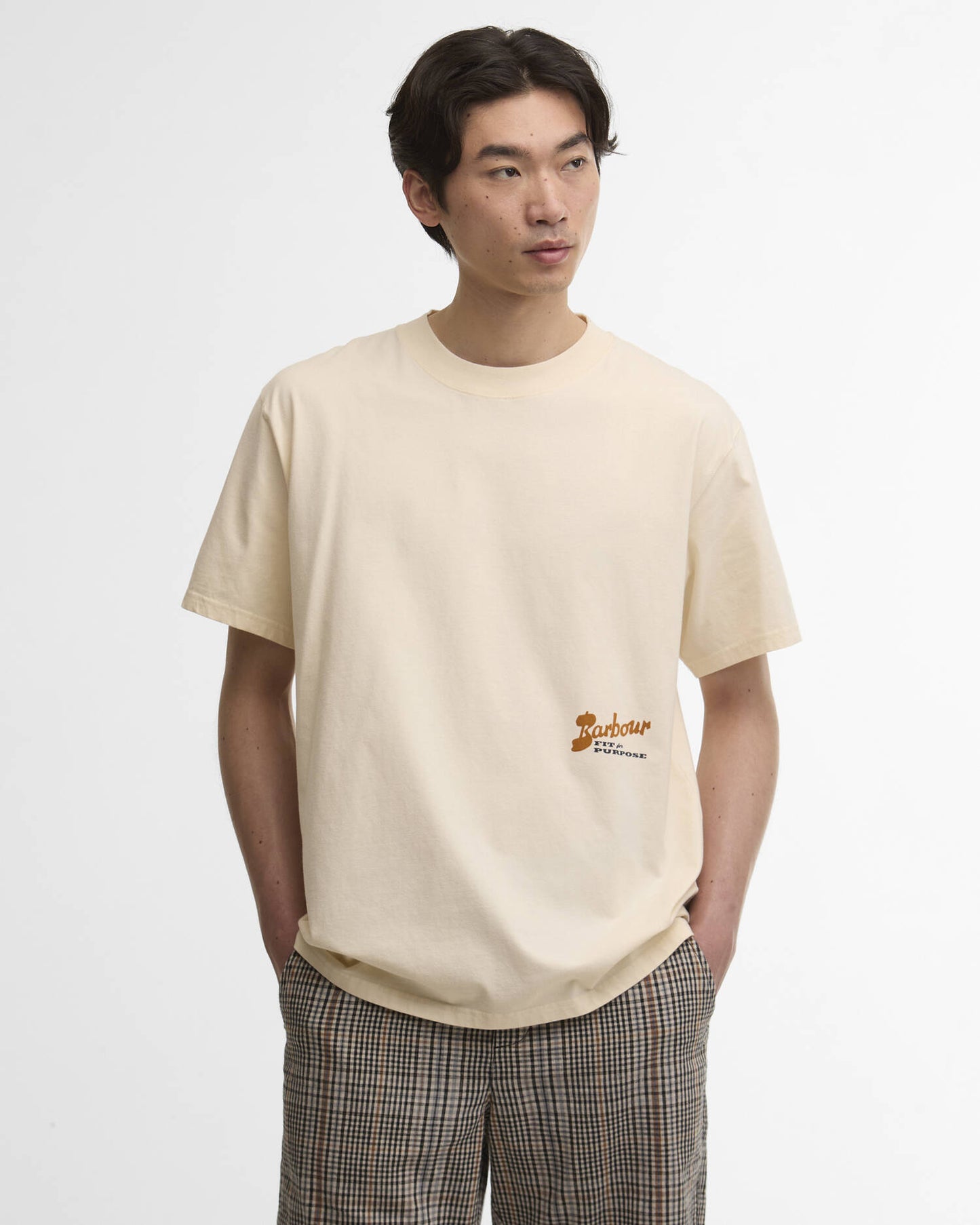 BARBOUR TERRAIN T-SHIRT - NEUTRAL