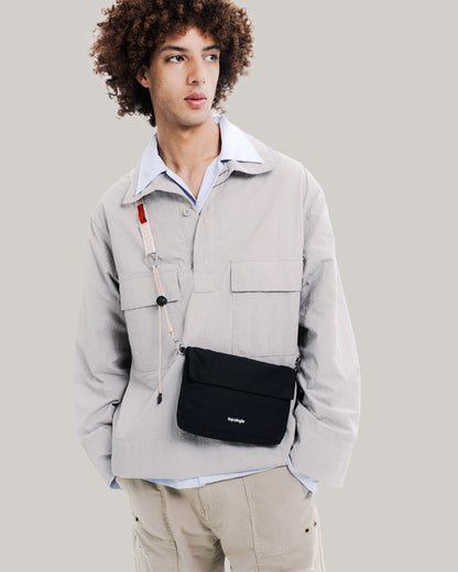 TOPOLOGIE MUSETTE SMALL BLACK TECH SATEEN