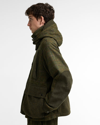 BARBOUR x NORBIT WOOL JACKET - OLIVE
