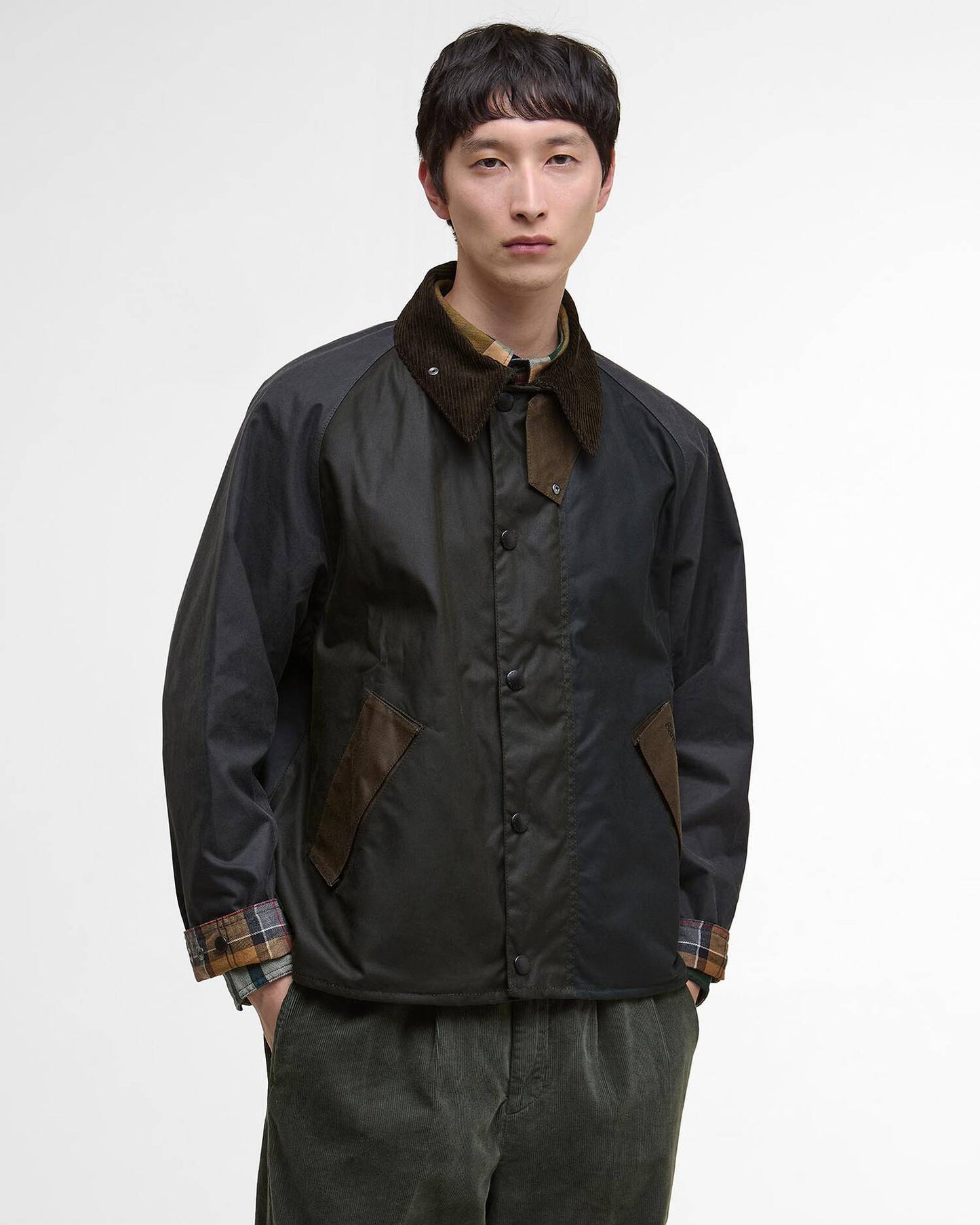 BARBOUR TRANSPORT JACKET - SAGE MULTI