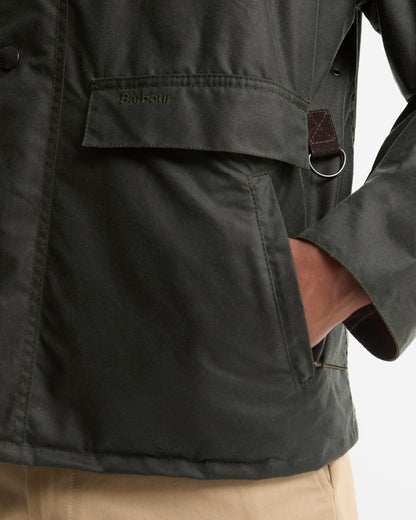 BARBOUR ICONS SPEY WAXED JACKET - SAGE