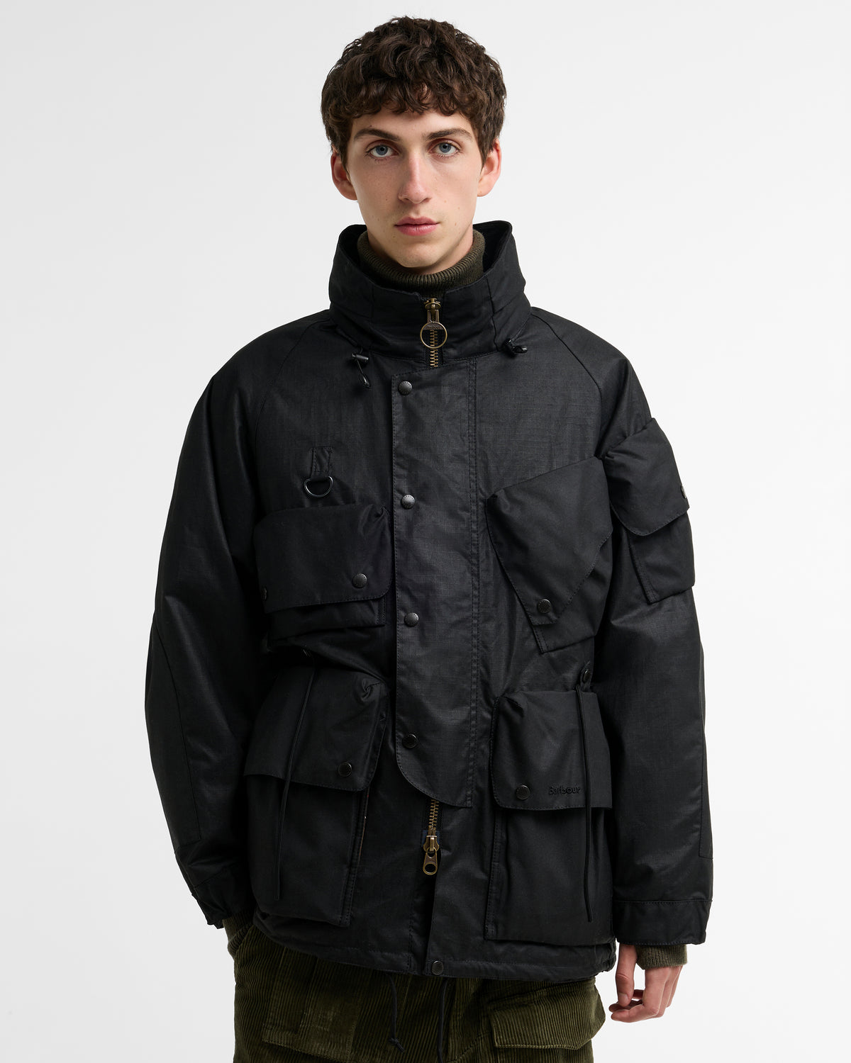 BARBOUR x NORBIT RIPSTOP WAX JACKET - BLACK