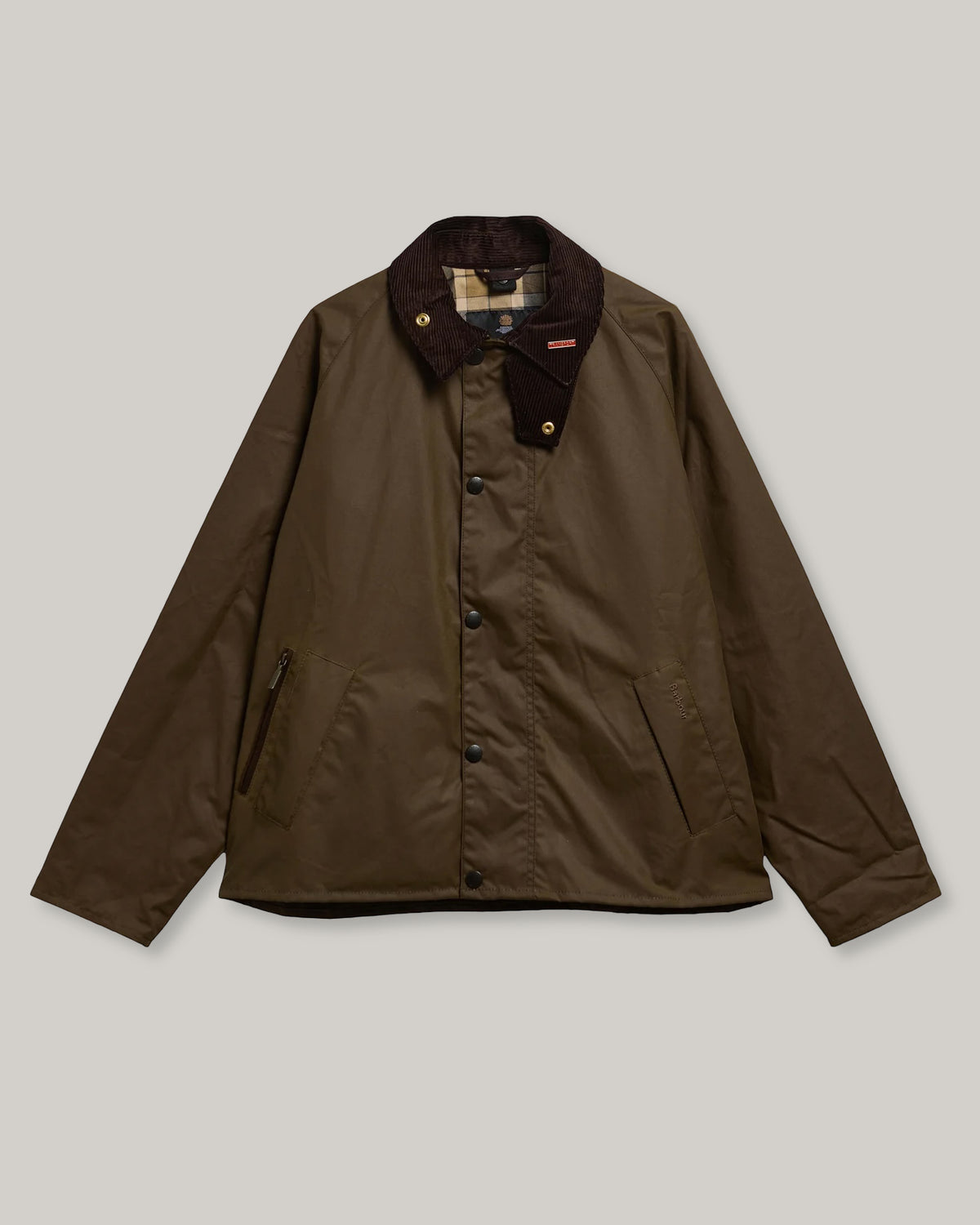 BARBOUR ICONS TRANSPORT WAXED JACKET - BROWN