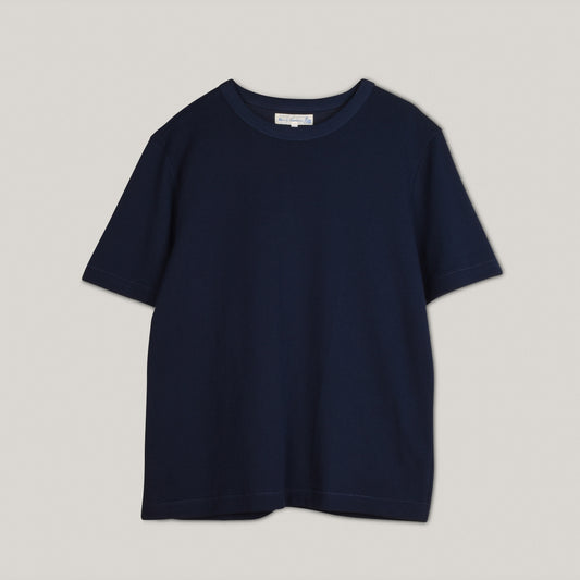 MERZ B. SCHWANEN 214PK CREW NECK T-SHIRT RELAXED FIT - INK BLUE