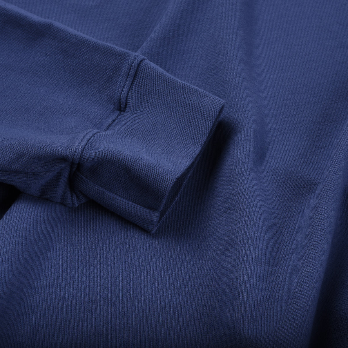 MONITALY  FRENCH TERRY L/S POLO - NAVY