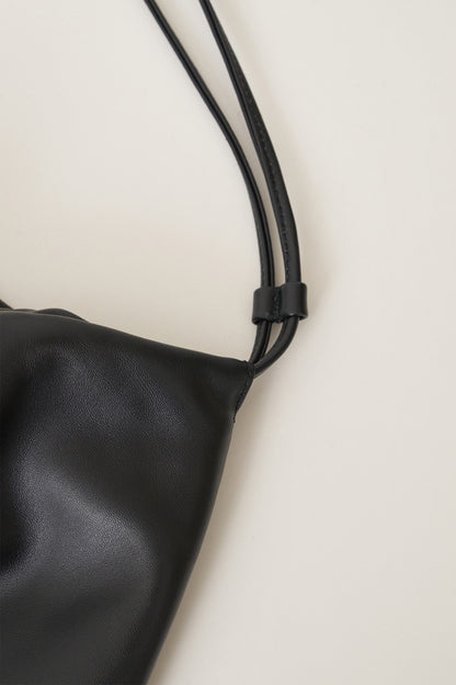 NOTHING WRITTEN NELLA LARGE STRAP BAG - BLACK