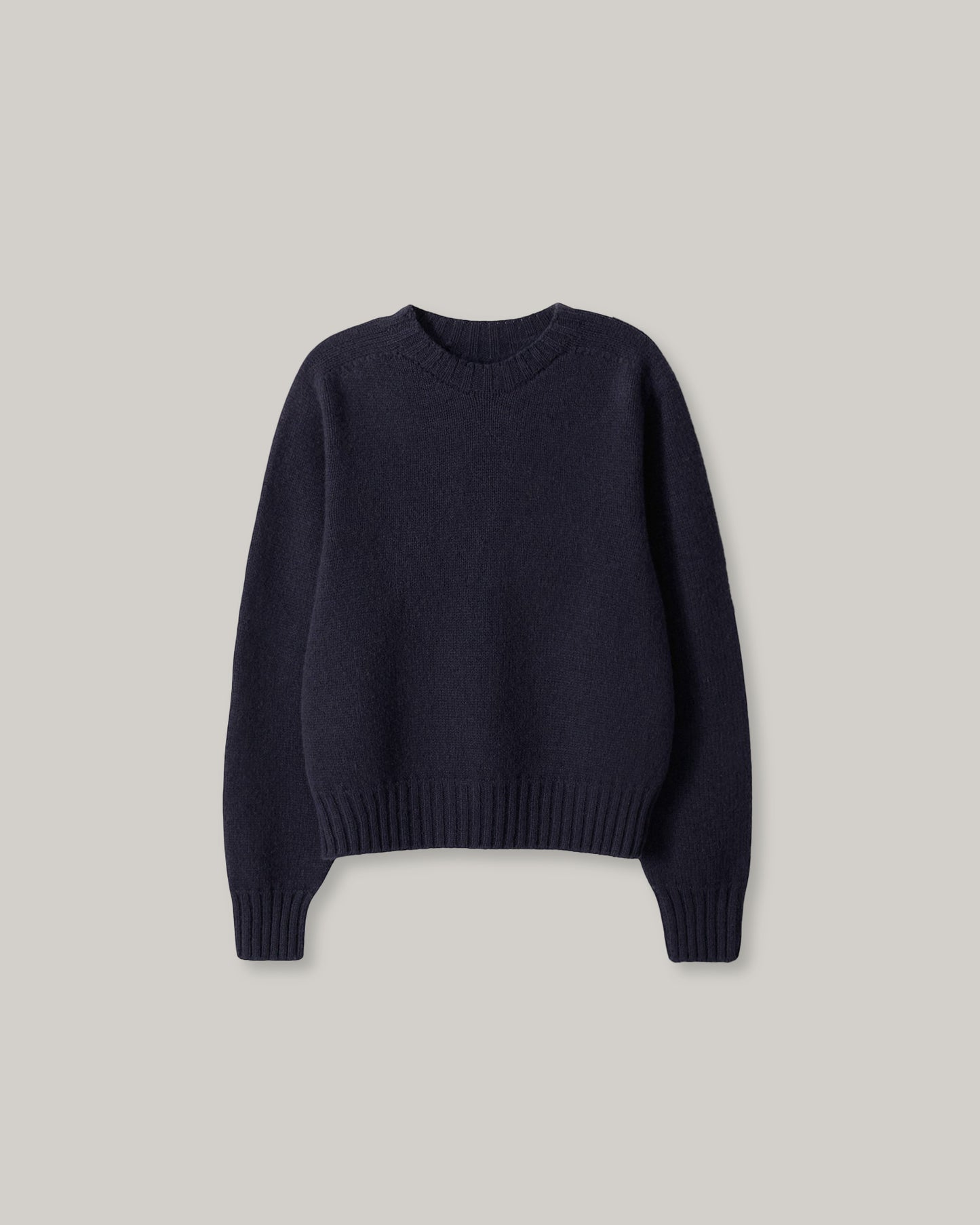 NOTHING WRITTEN BUNNY WOOL PULLOVER - NAVY