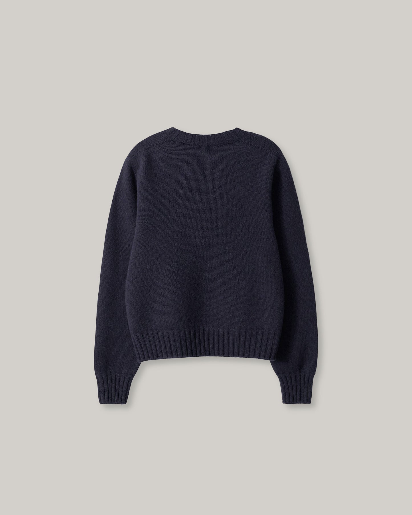 NOTHING WRITTEN BUNNY WOOL PULLOVER - NAVY