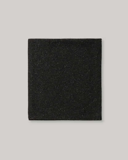 NOTHING WRITTEN NEP YARN MIXED MUFFLER - CHARCOAL
