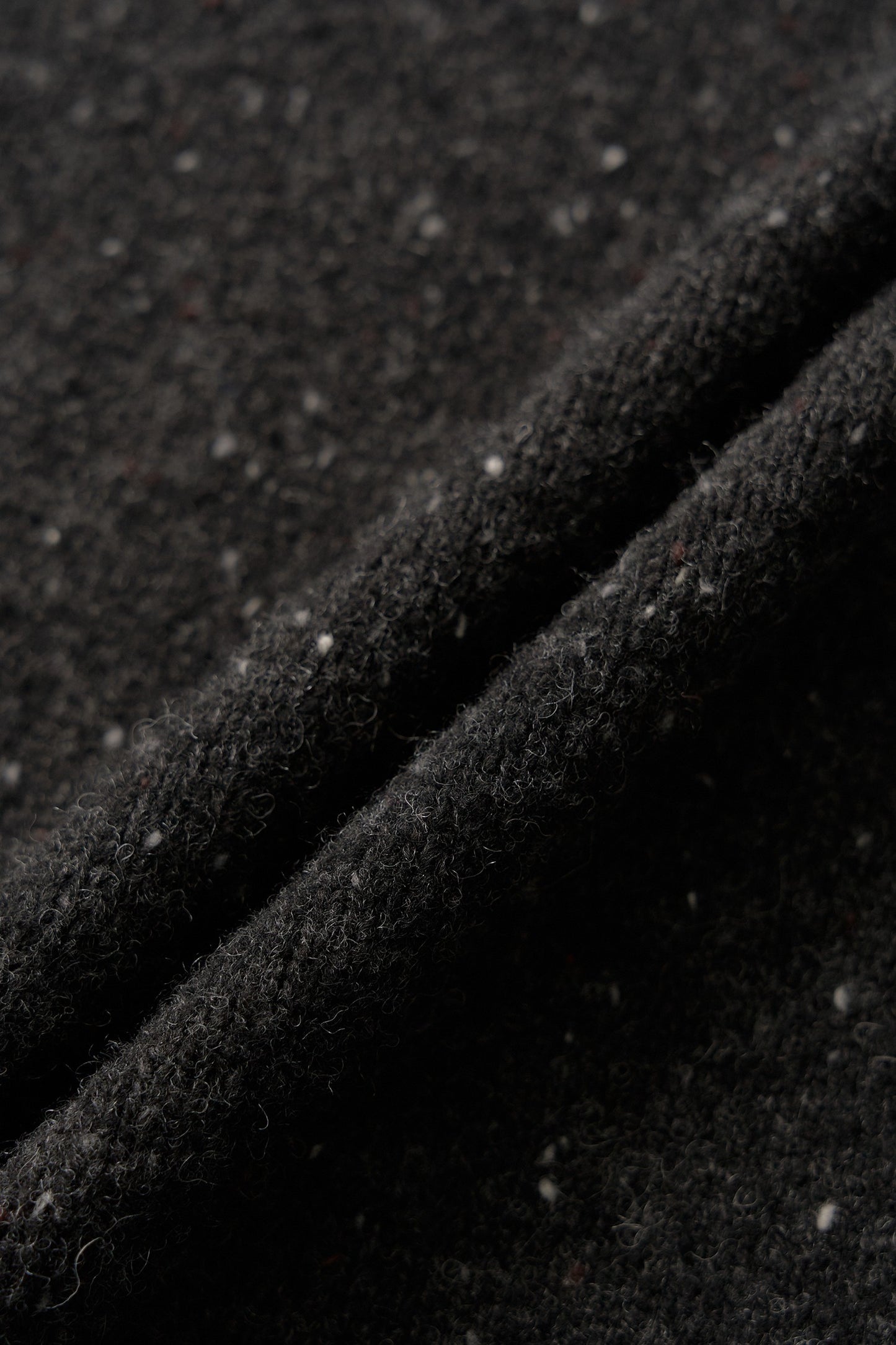 NOTHING WRITTEN NEP YARN MIXED MUFFLER - CHARCOAL