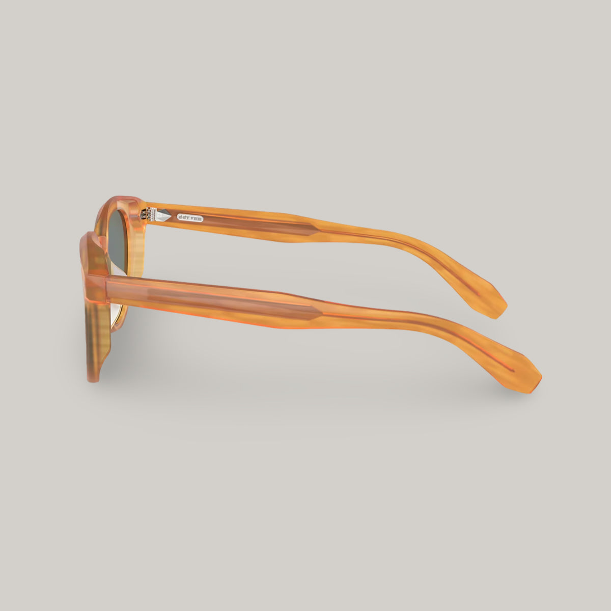 OLIVER PEOPLES N.05 SUN SEMI MATTE GOLDWOOD W/ REGAL BLUE