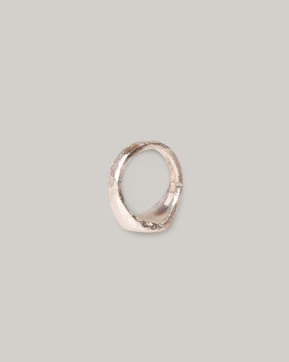 THE OUZE ROUND SIGNET - STERLING SILVER