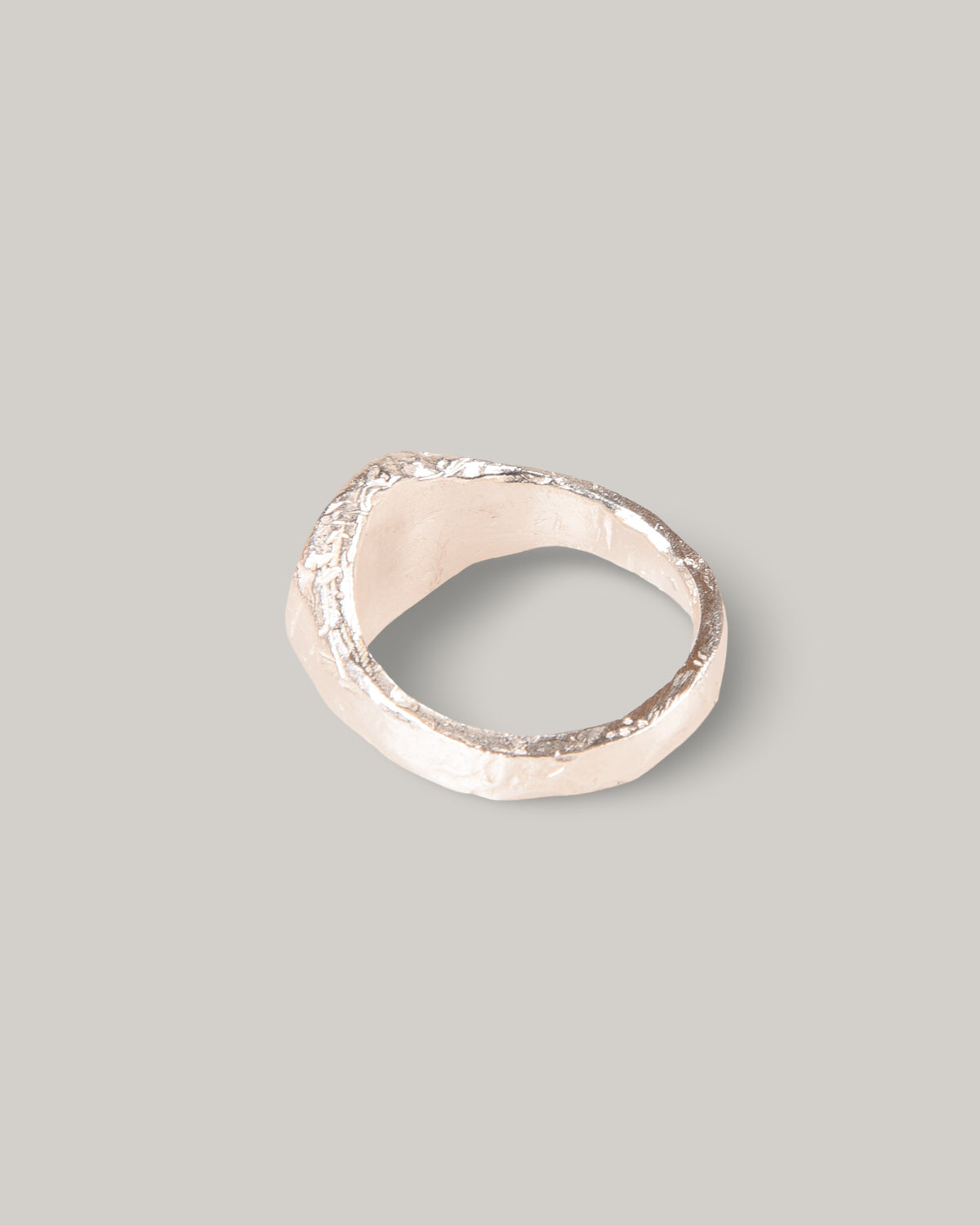 THE OUZE ROUND SIGNET - STERLING SILVER