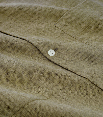 KNICKERBOCKER OLIVEIRA BREEZE WEAVE SHIRT - OLIVE SAND