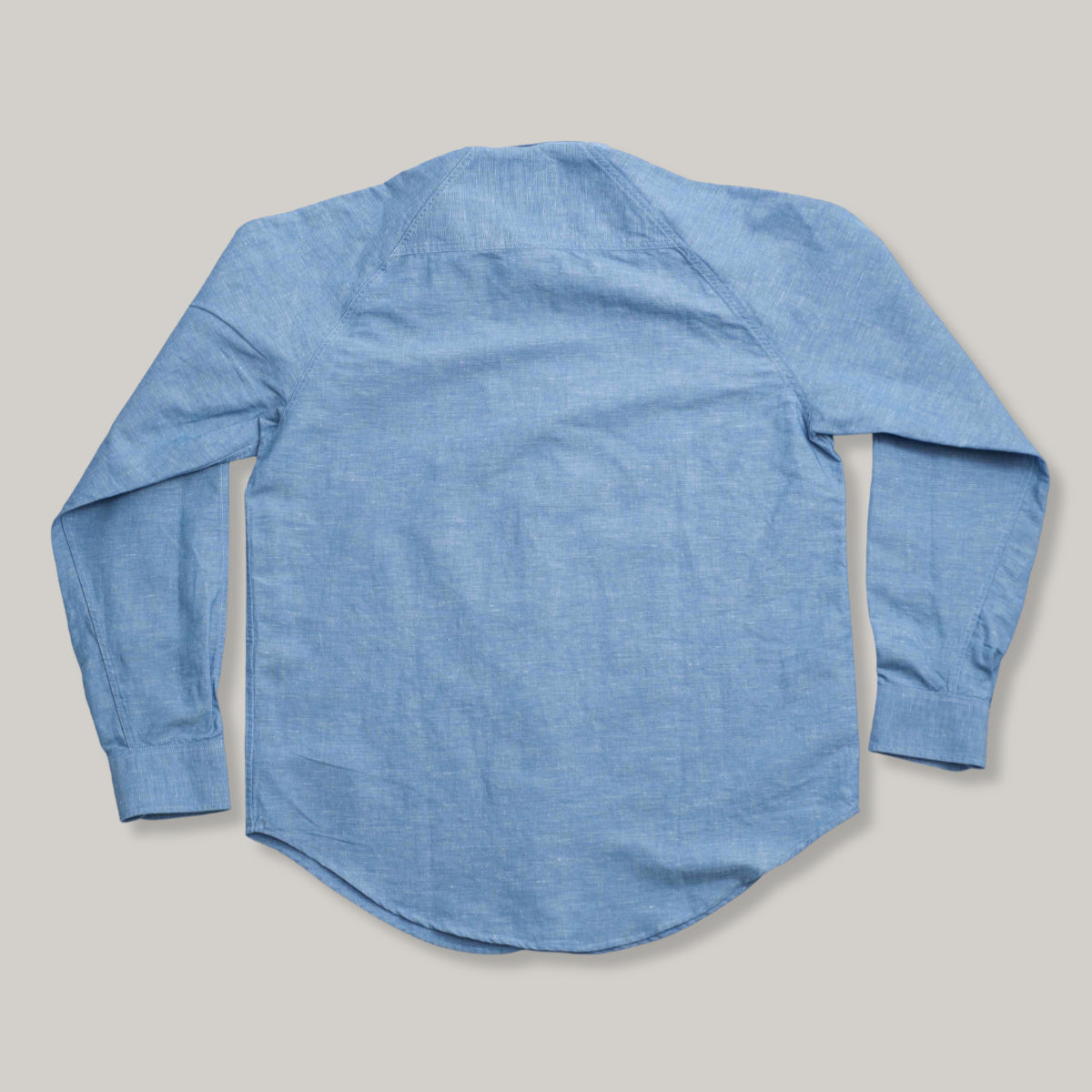 HEIMAT  COTTON/ HEMP ARTIST SHIRT - TRAIL BLUE