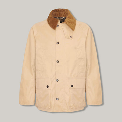 BARBOUR PEACHED OS BEDALE CASUAL JACKET - STONE