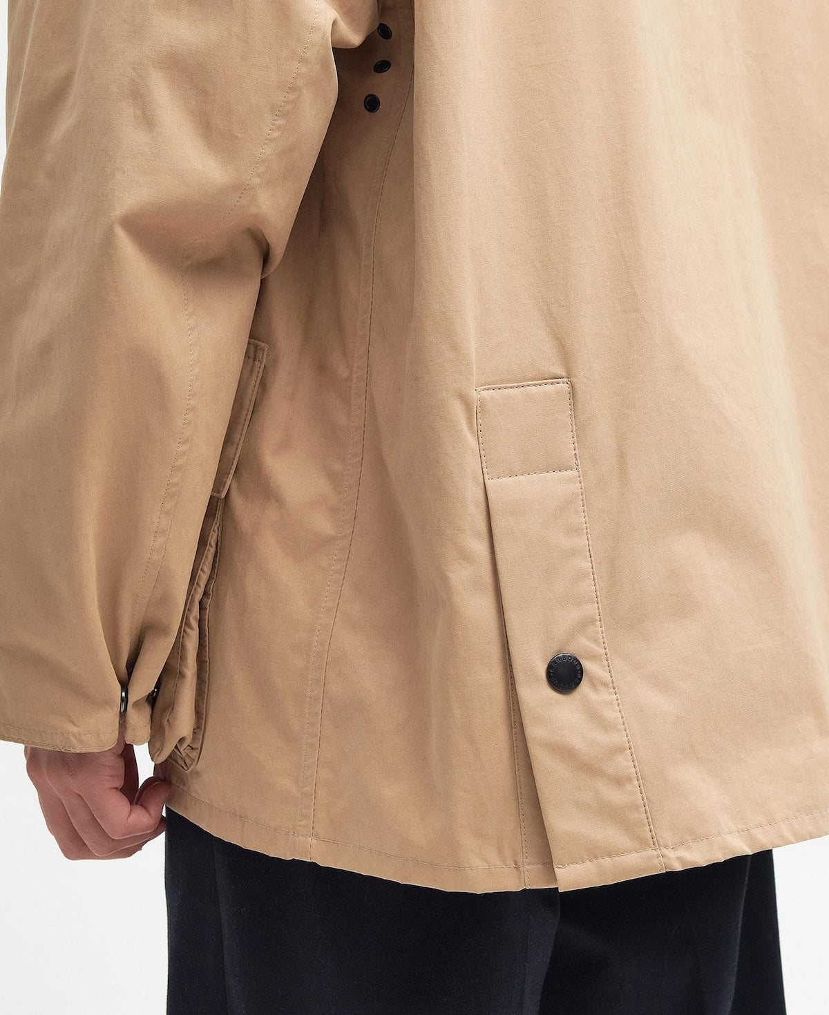 BARBOUR PEACHED OS BEDALE CASUAL JACKET - STONE