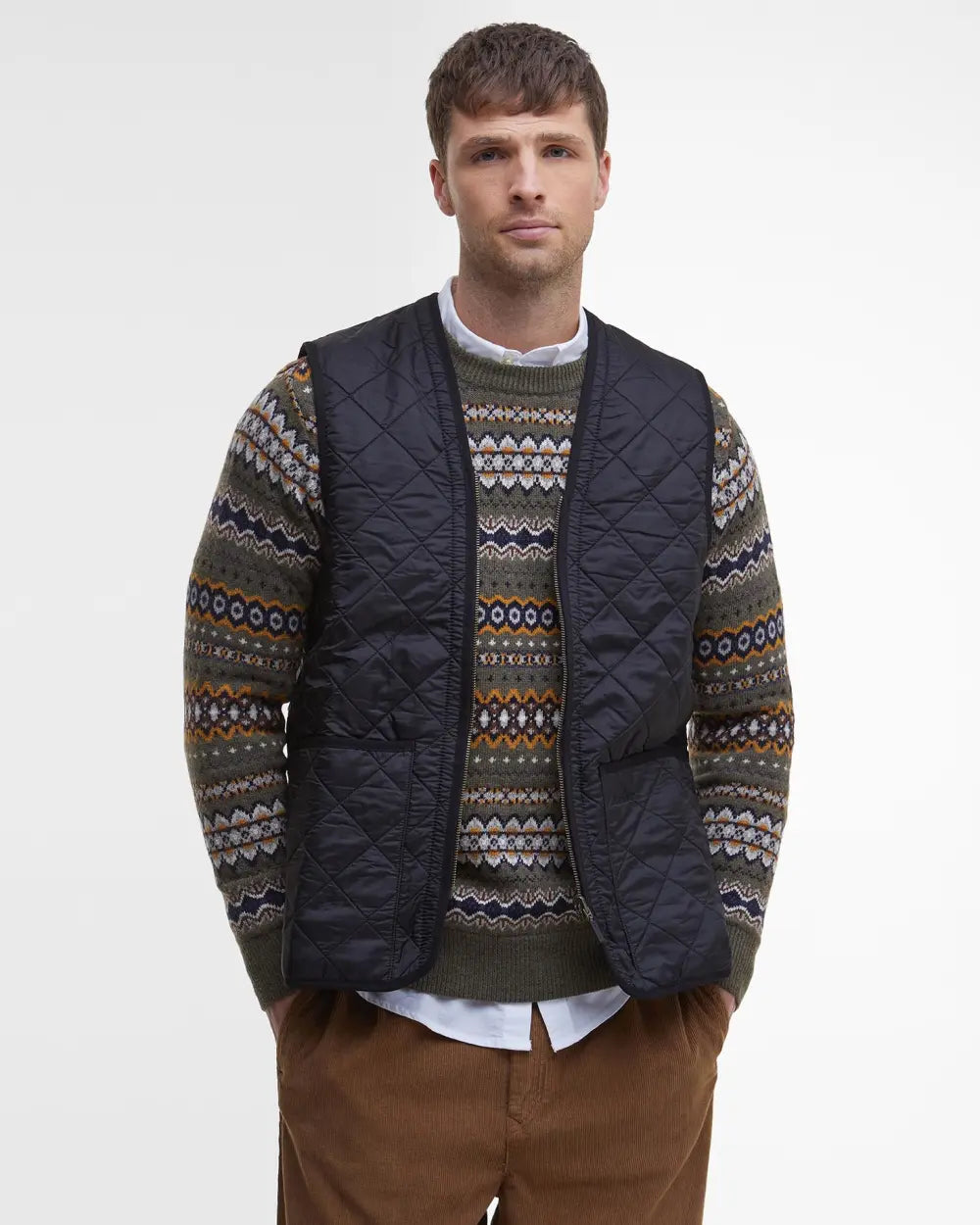 BARBOUR POLARQUILT LINER  - BLACK